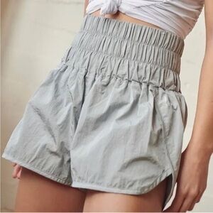 FP Movement by Free People Metallic Gray Athletic Shorts